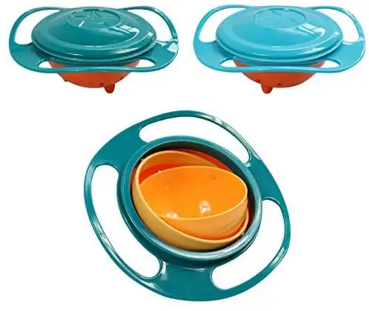 360° Rotation Anti Slip Bowl with Cover