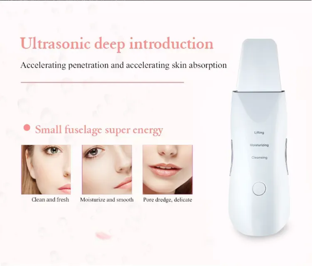 Skin Scrubbing Ultasonic