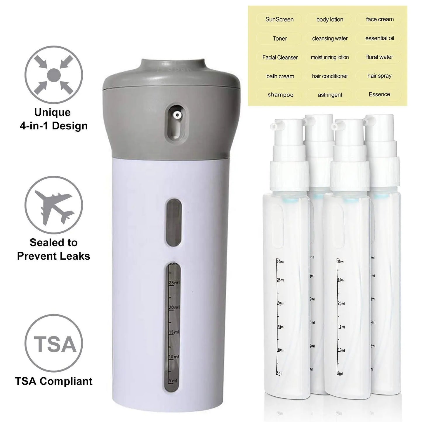 4in1 Travel Dispenser