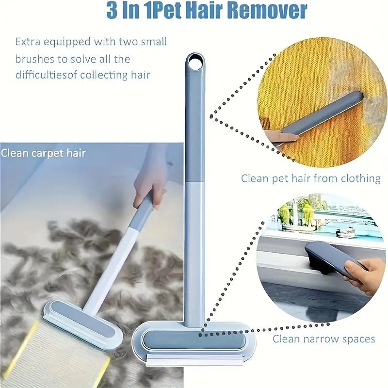 Multi-Functional Pet Hair Removal Brush & Window Cleaning