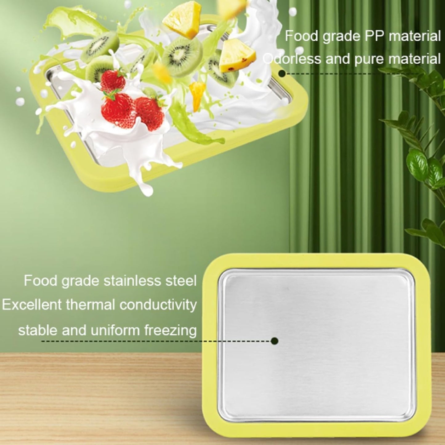 Instant Ice Cream Make Plate