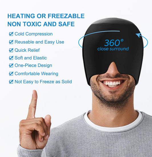 Migraine Ice Cap Wrap Cold and Heat Treatment