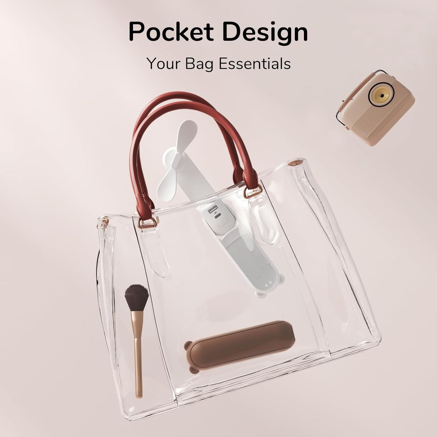 Power Bank With Flash Light And Fan