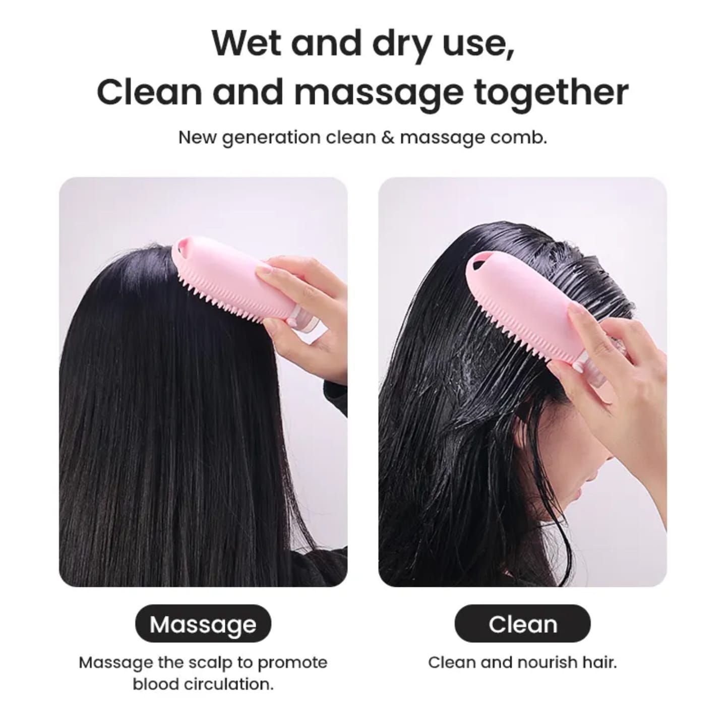 2-in-1 Travel Silicone Bottle & Brush