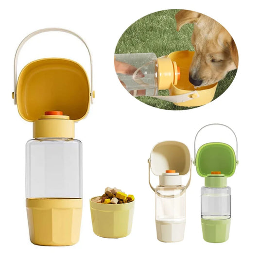 2-in-1 Portable Pet Water & Food Dispenser