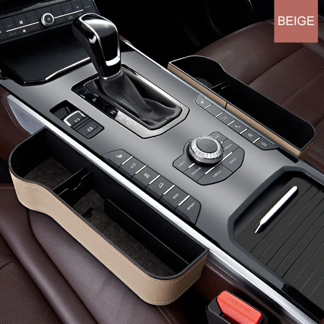 Car Seat Gap Storage Box Leather set of 2-Piece