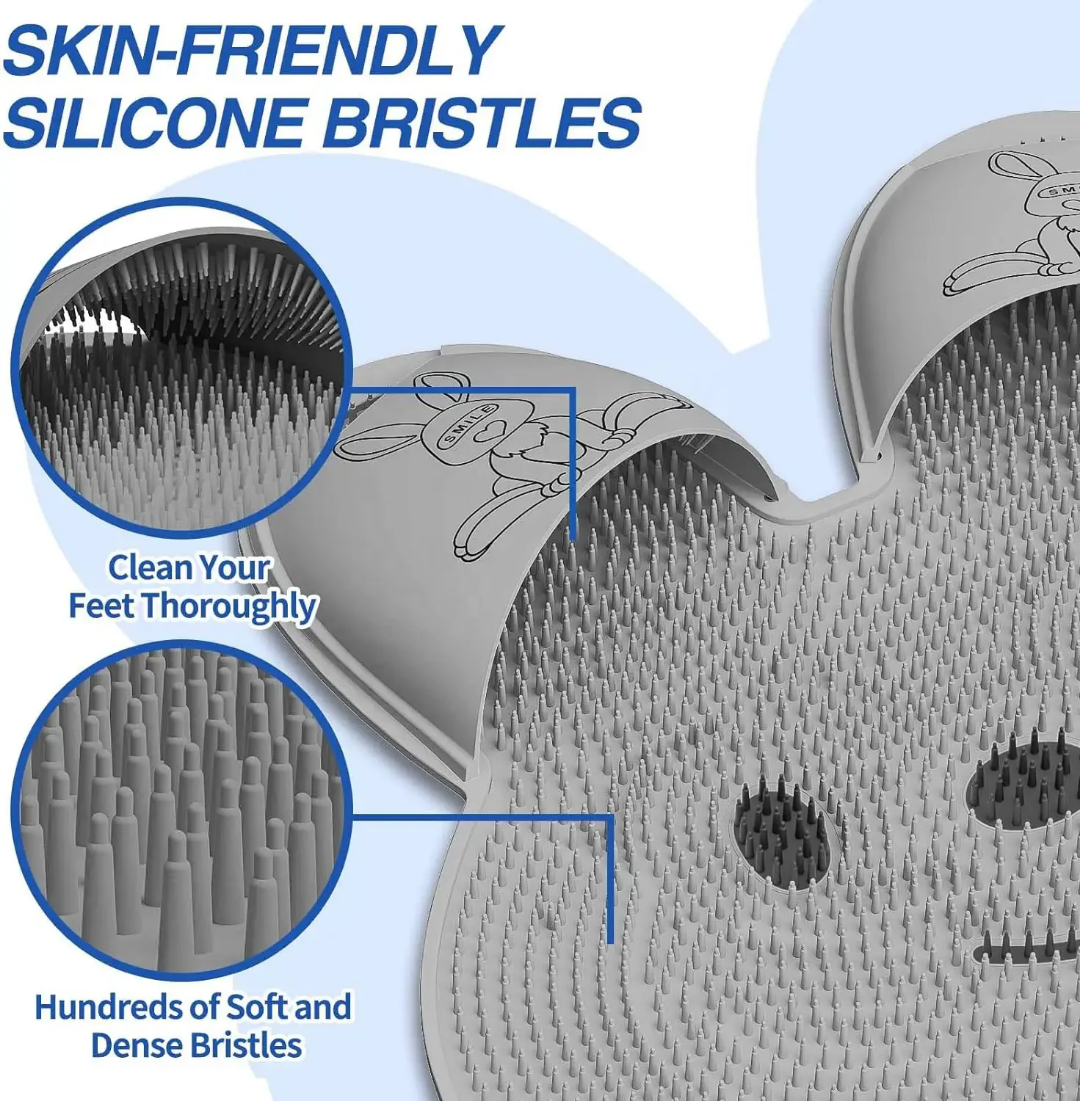 Foot Scrubber shower Mat – Non-Slip