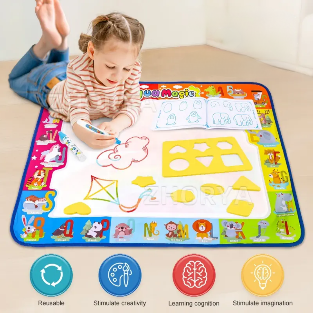 Water doodle Mat - Kids Painting & Writing