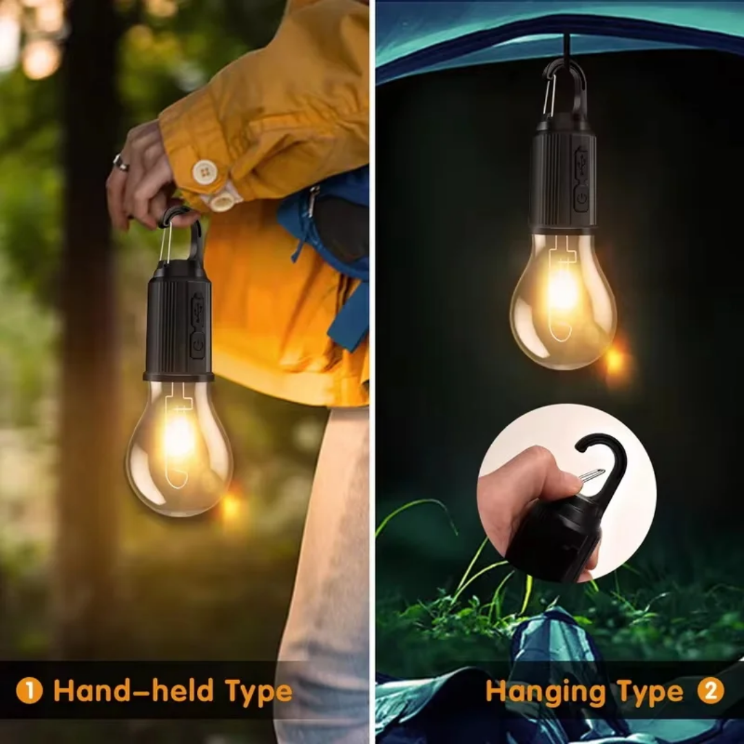 Solar + USB Rechargeable Unbreakable Lamp Led Light