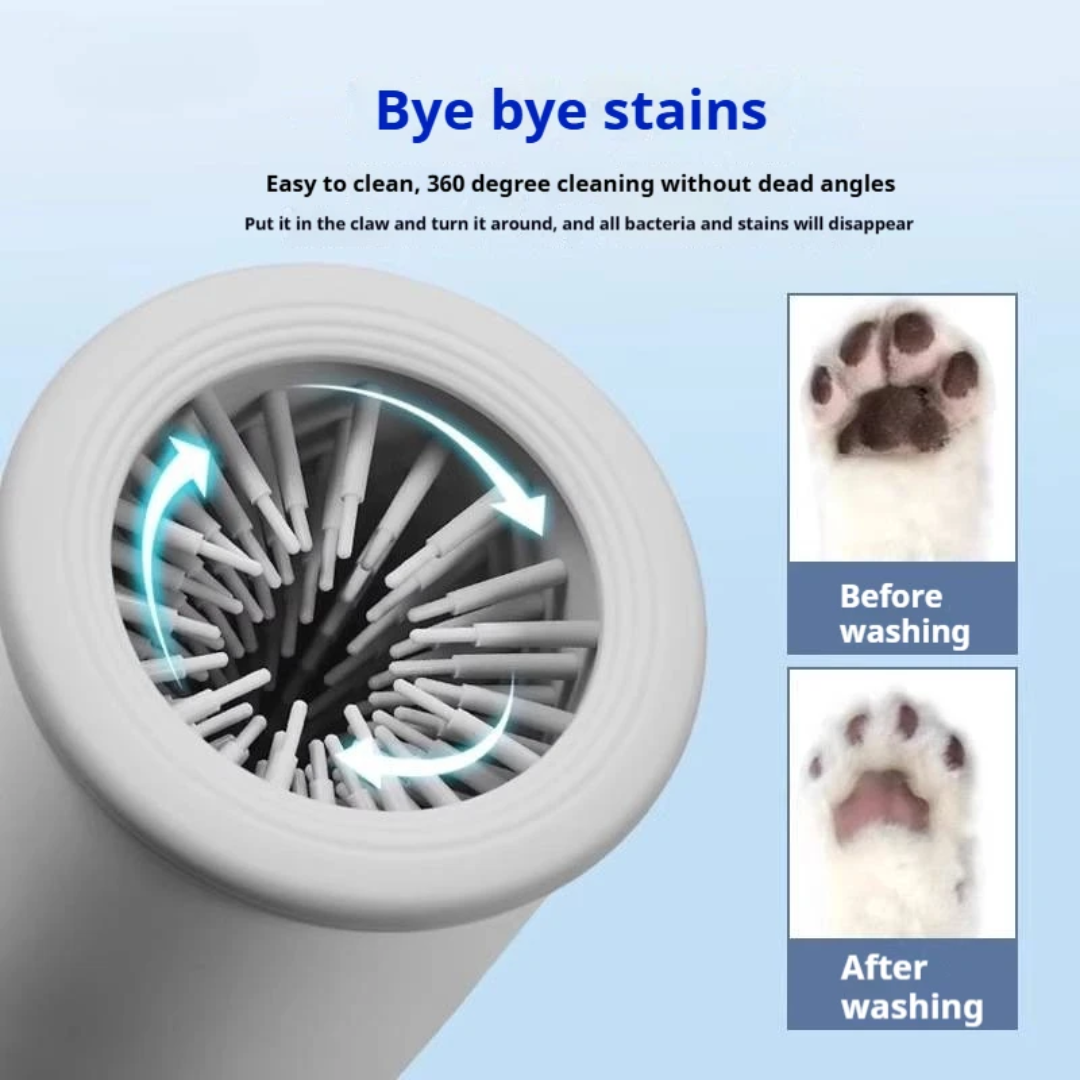 Automatic Dog Paw Cleaner Cup – Electric Pet Foot Washer