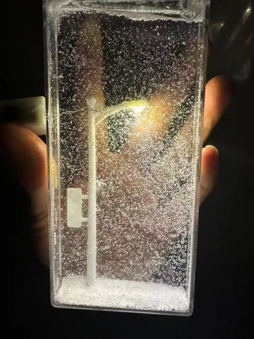 Snowfall Street Lamp Light – DIY Decorative LED Night Lamp