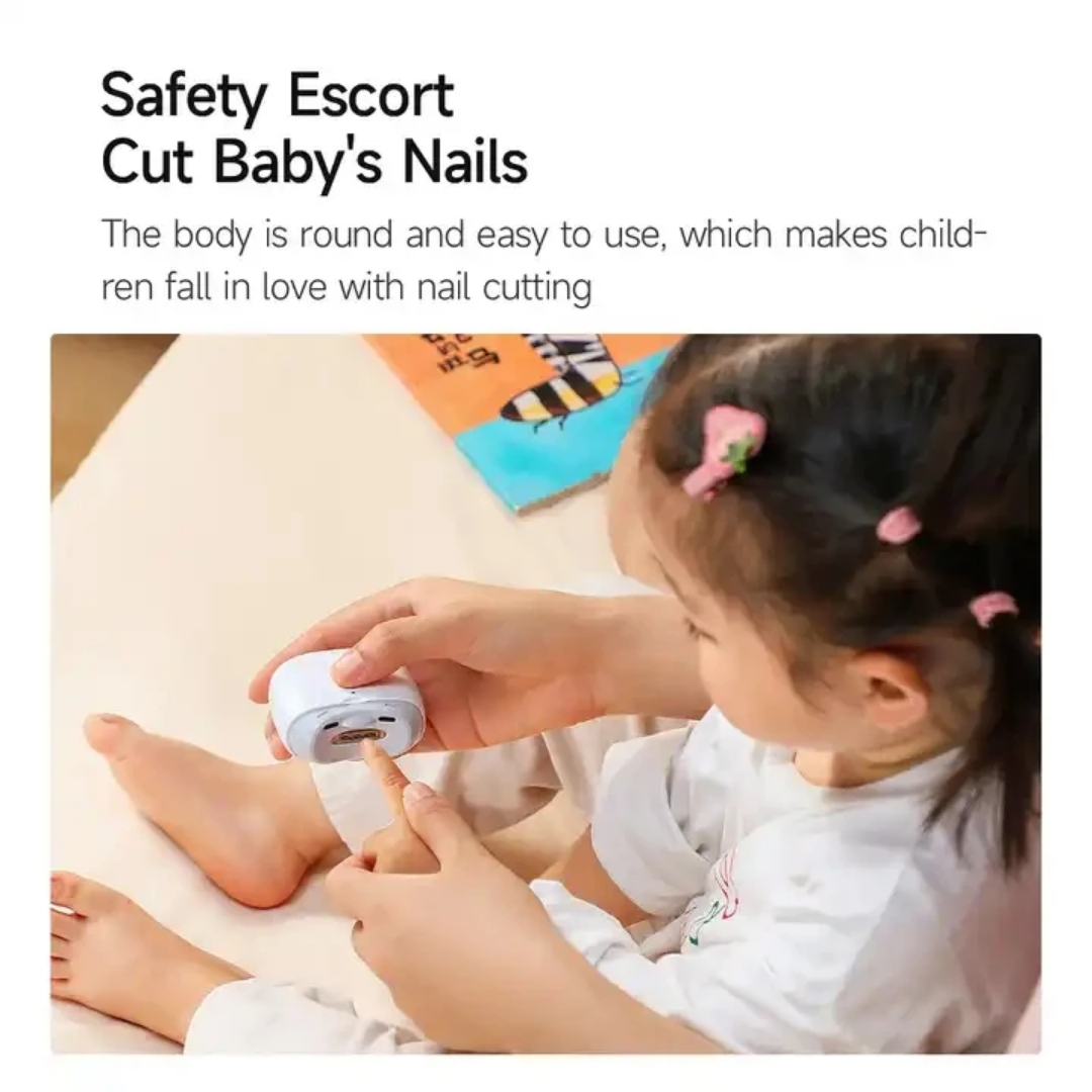 Rechargeable Electric Nail Trimmer with led light – Safe & Silent