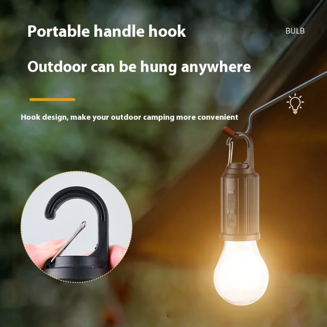 Solar + USB Rechargeable Unbreakable Lamp Led Light