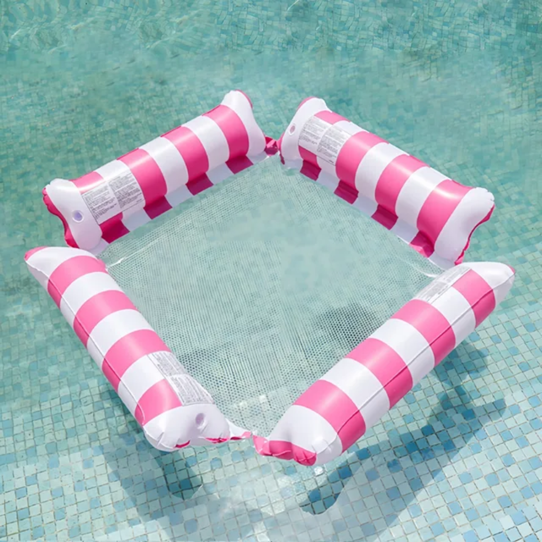 4 tubes inflatable water hammock