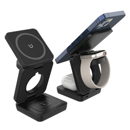 Foldable 3-in-1 Wireless Charger