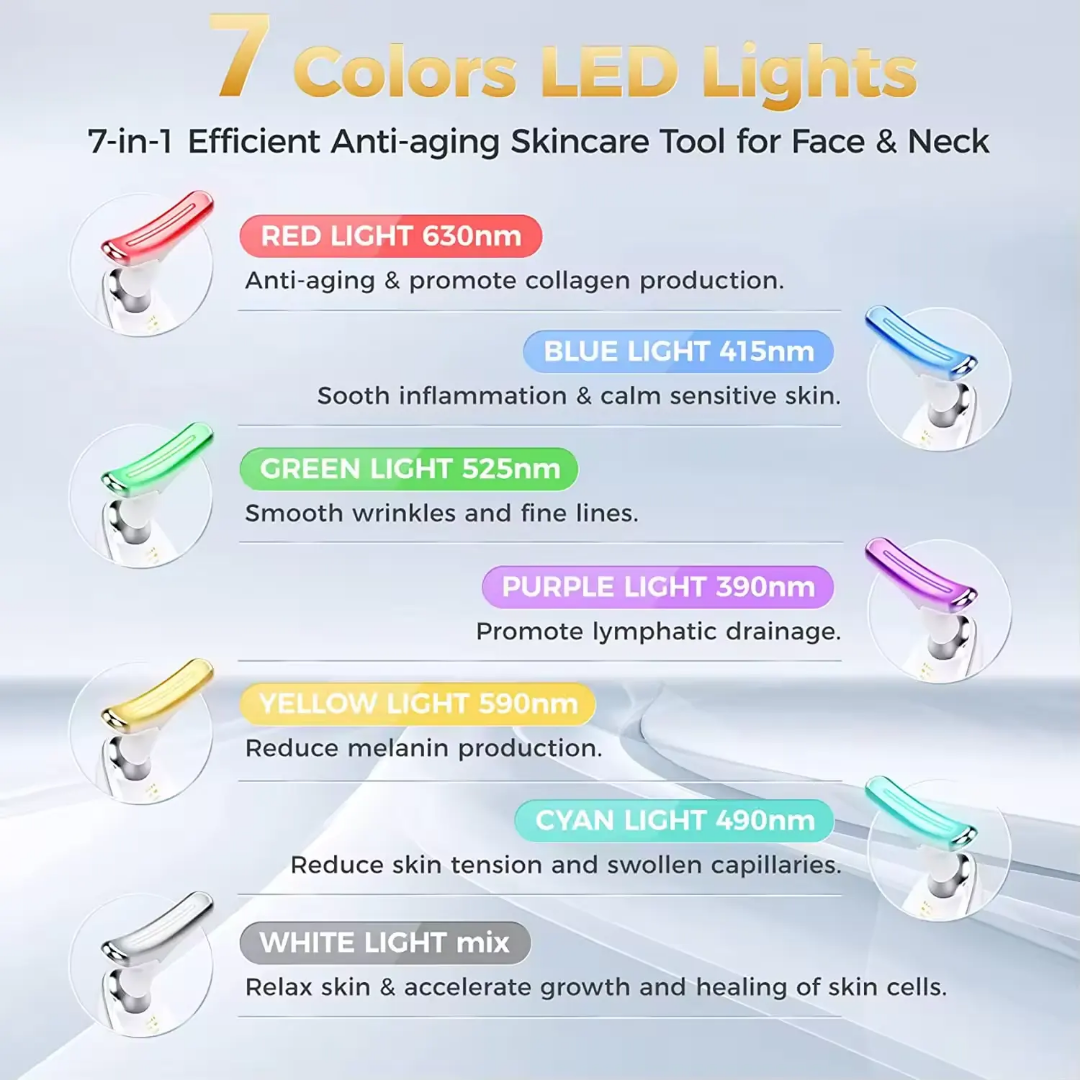 7 Lights Face & Neck lifting