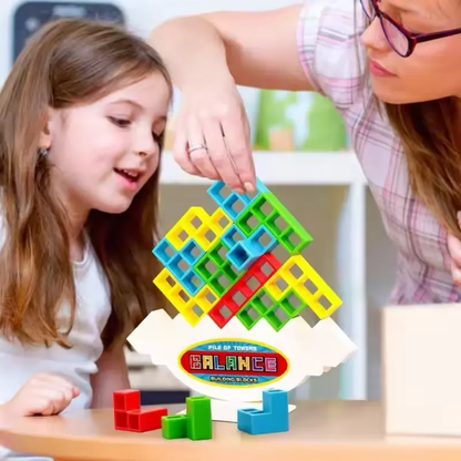 Balance Block Tower Building