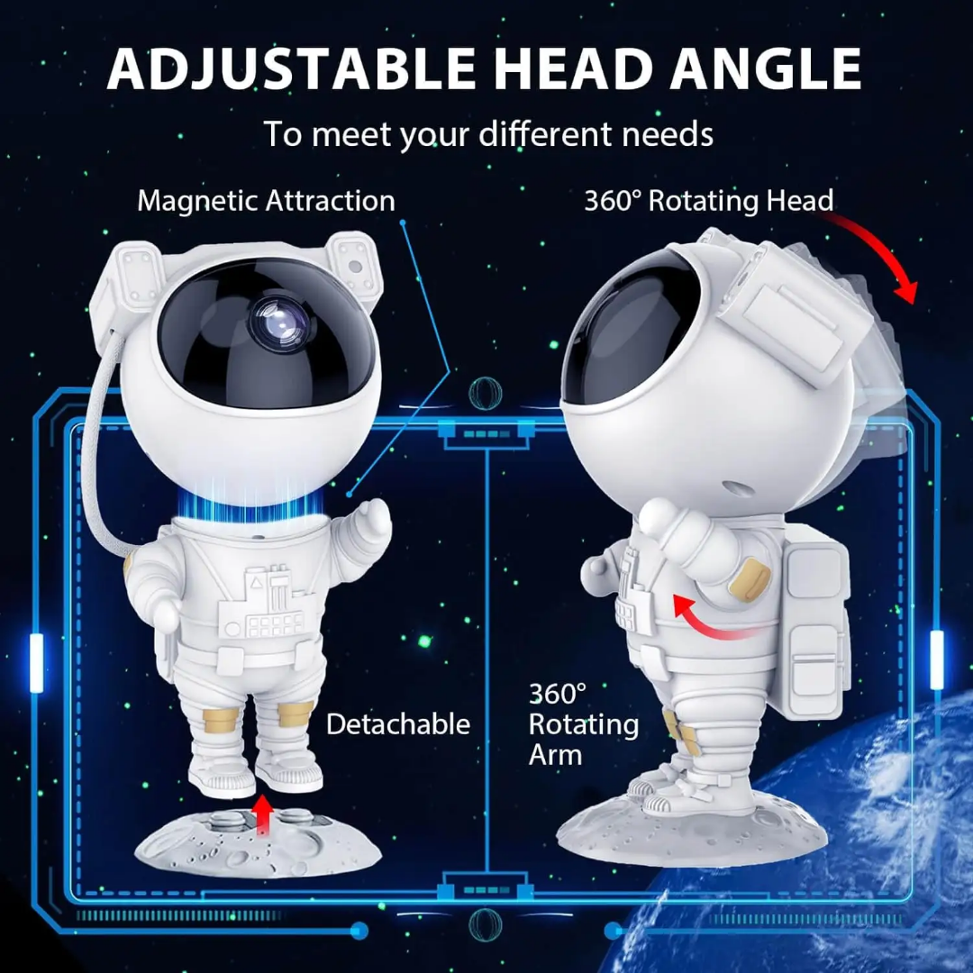 Astronaut Galaxy Projector with Bluetooth Speaker