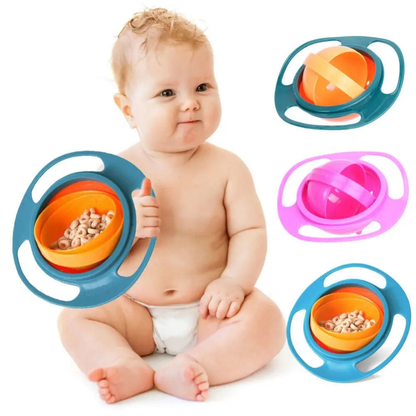360° Rotation Anti Slip Bowl With Cover