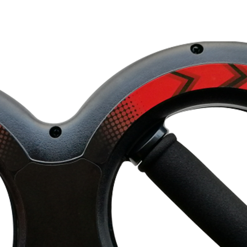 Black figure-8 arm and chest flex trainer