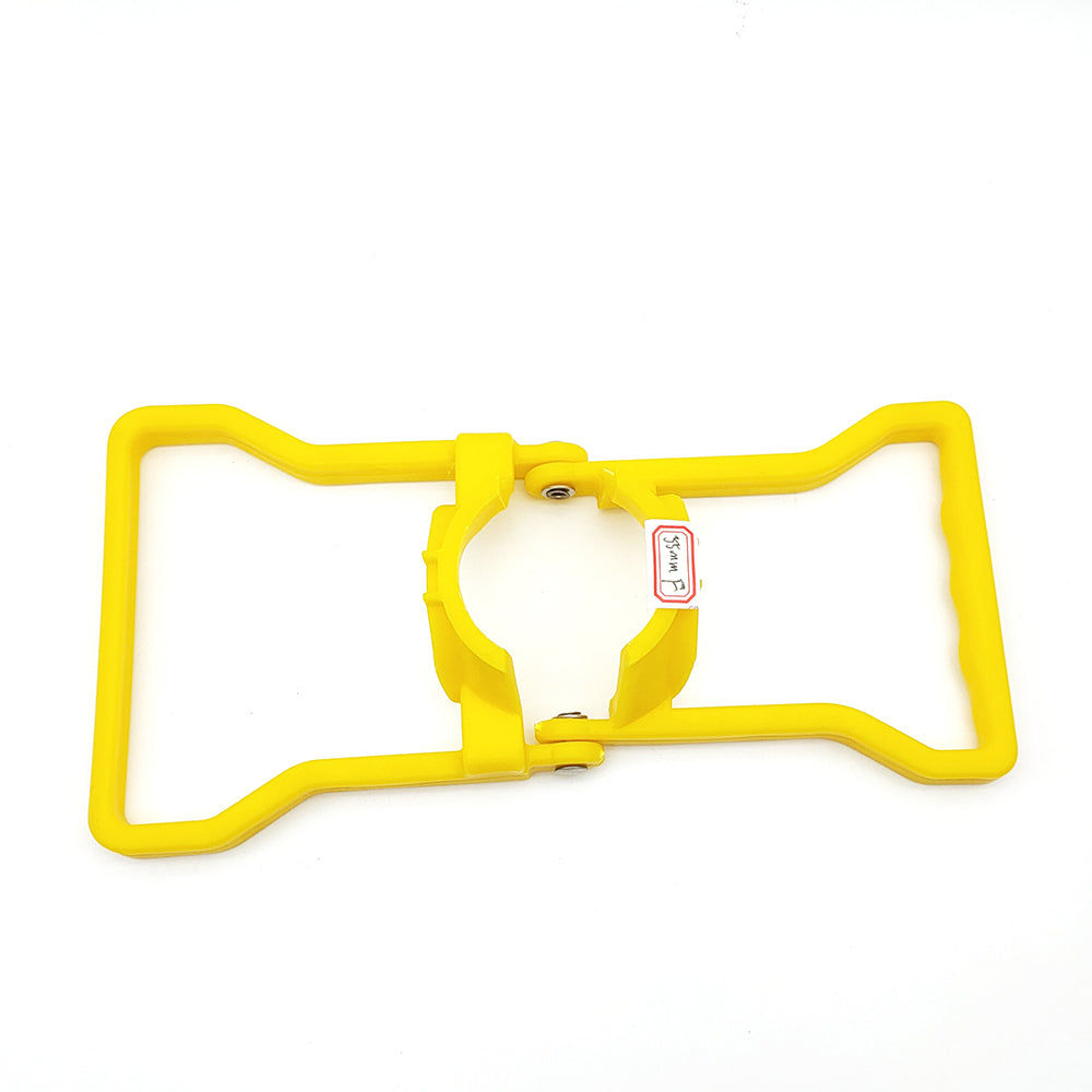 Yellow foldable water gallon lifting handle