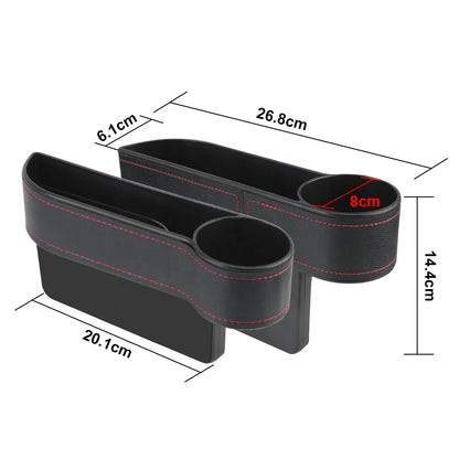 Car Seat Gap Storage Box – Leather (Set Of 2)