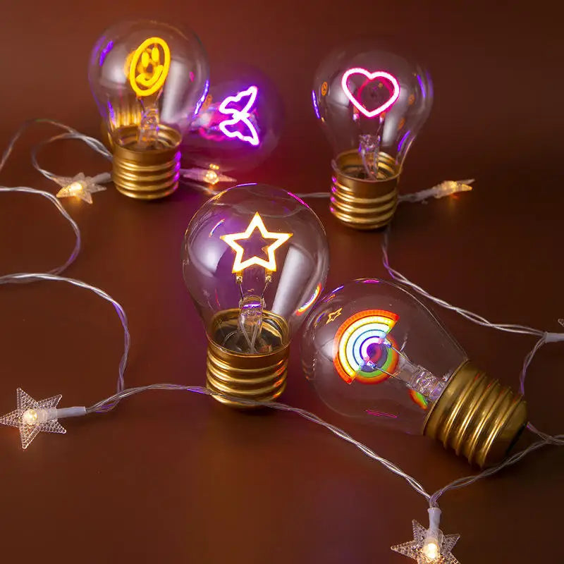 Decorative LED Light Bulb Lamp – USB Rechargeable