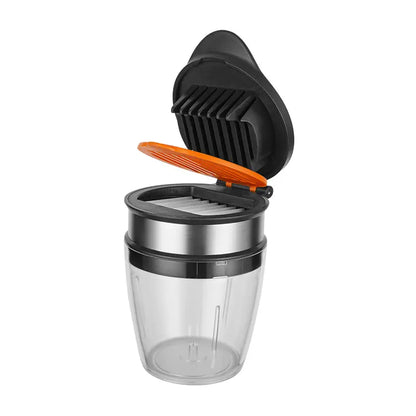 Fruit Slicer Glass Cup