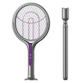 Extendable Electric Mosquito Swatter – 2-in-1 Racket & Lamp With Telescopic Pole, USB-C Rechargeable