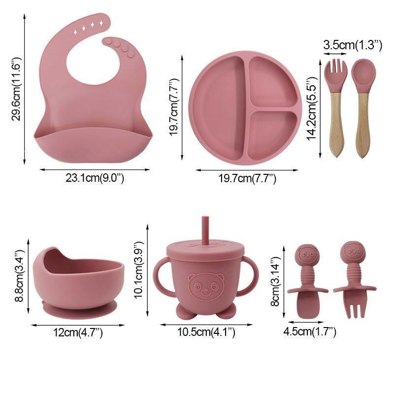 Baby Cutlery Set of 8-piece - BPA Free
