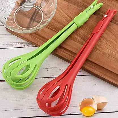 Multi-Functional Whisk Tongs