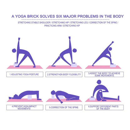 High Density Foam Yoga Blocks