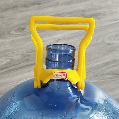 Yellow foldable water gallon lifting handle