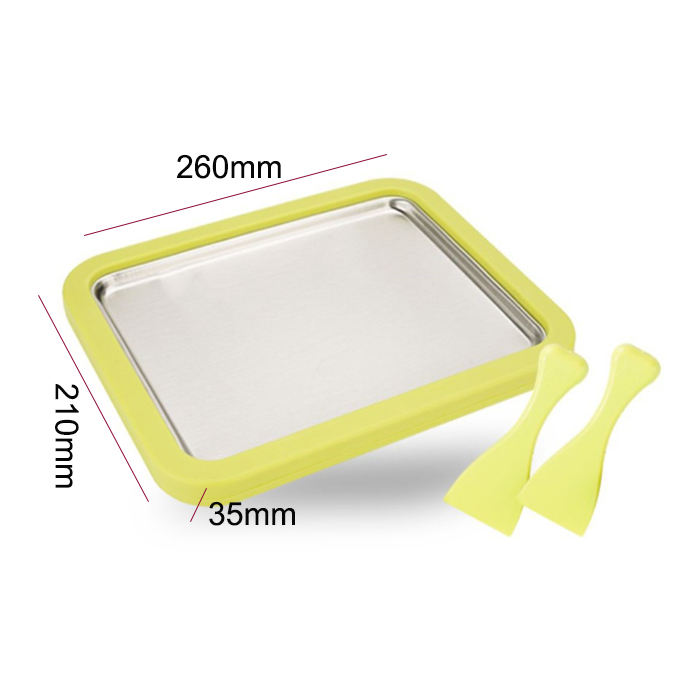 Instant Ice Cream Make Plate