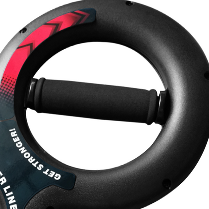 Black figure-8 arm and chest flex trainer