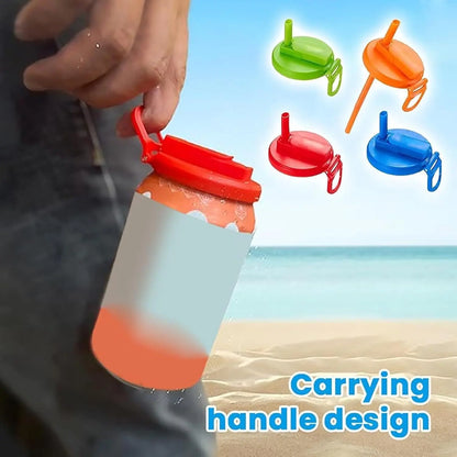 Can Lid With Straw