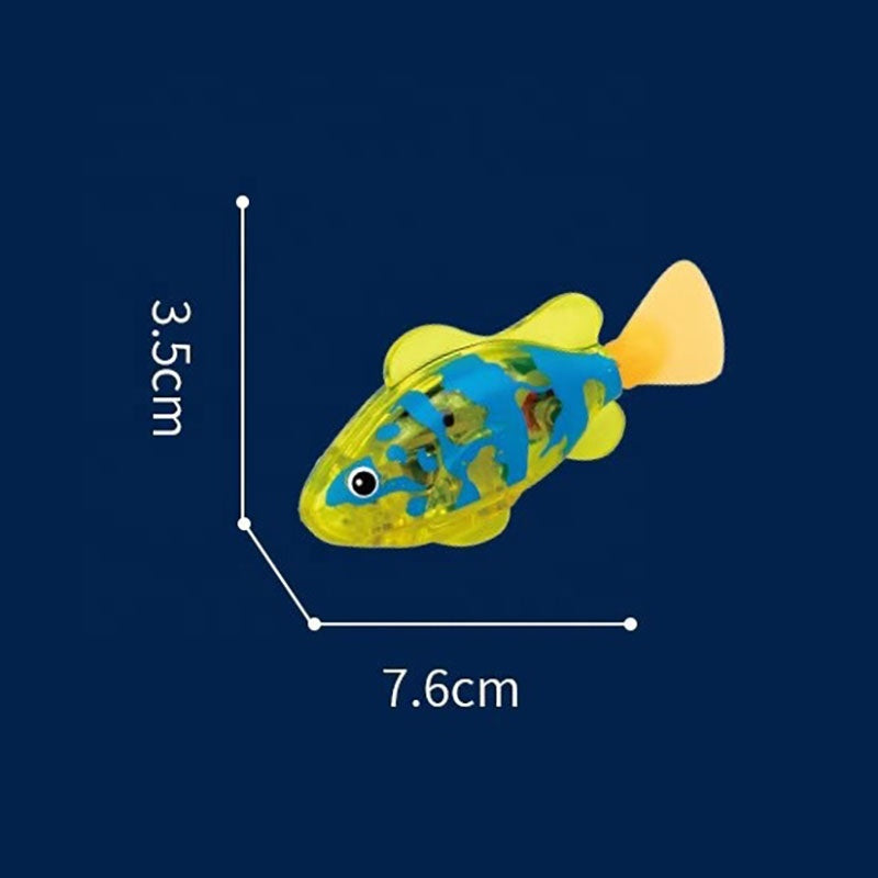 Robot swimming fish bath toy