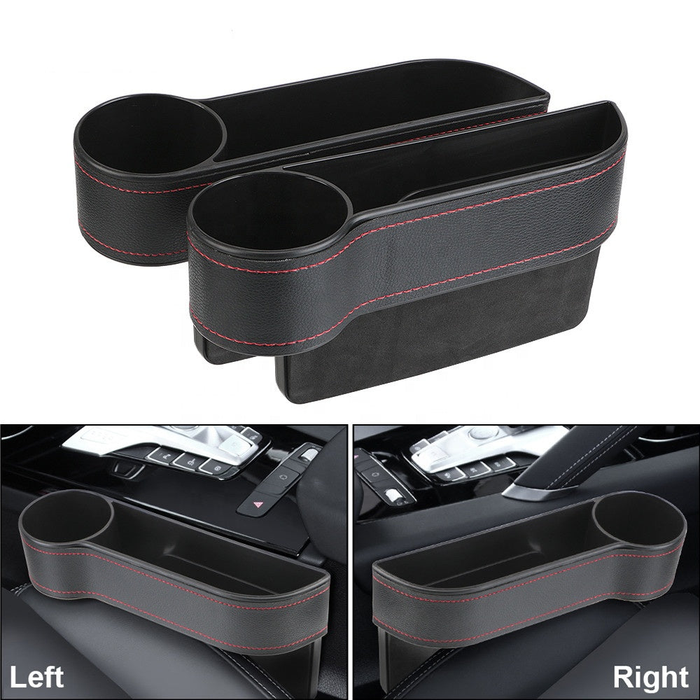 Car Seat Gap Storage Box Leather - Set of 2 Pieces