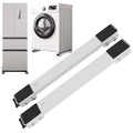 Telescopic Appliance Moving Base stainless steel, Set of 2 – 24 Wheels with Brake Lock