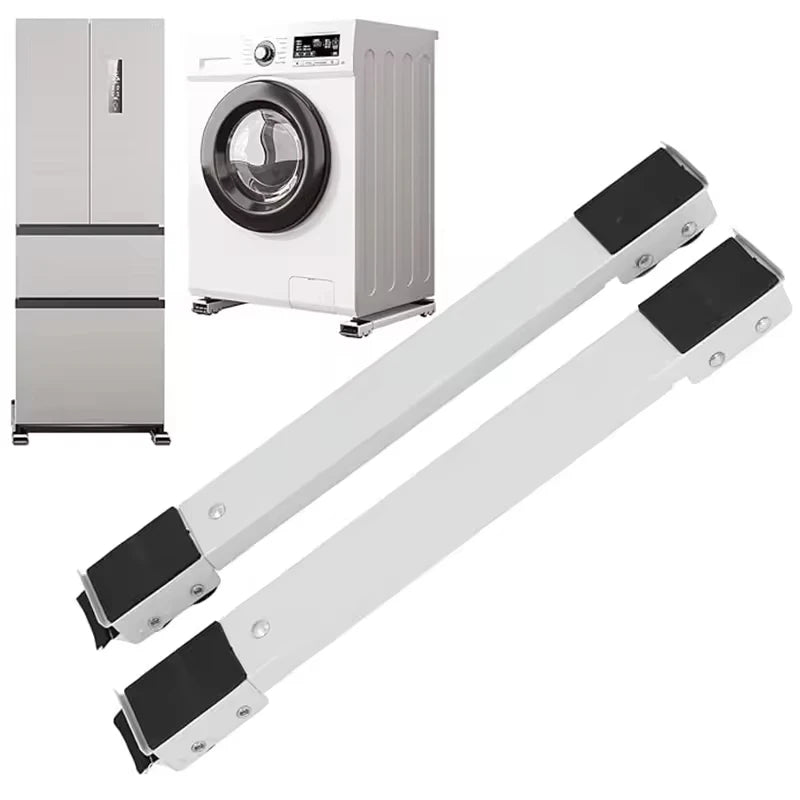 Telescopic Appliance Moving Base 45-70cm, Set of 2 – 24 Wheels with Brake Lock
