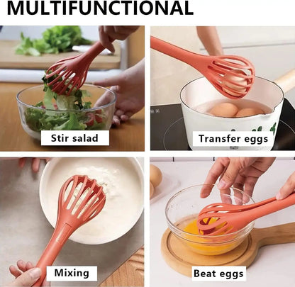 Multi-Functional Whisk Tongs
