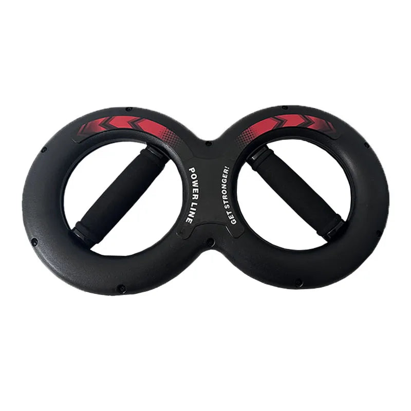 Black figure-8 arm and chest flex trainer
