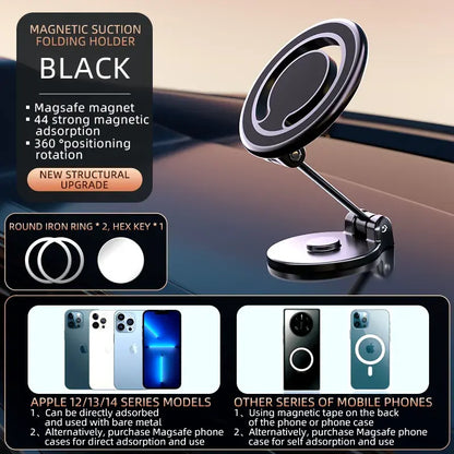 MagSafe Car Phone Holder – 360° Rotation