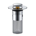 Stainless Steel Pop-Up Sink Drainer With Filter