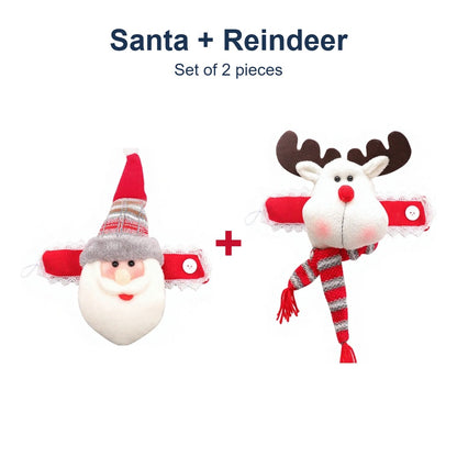 Set of 2: Santa + Reindeer