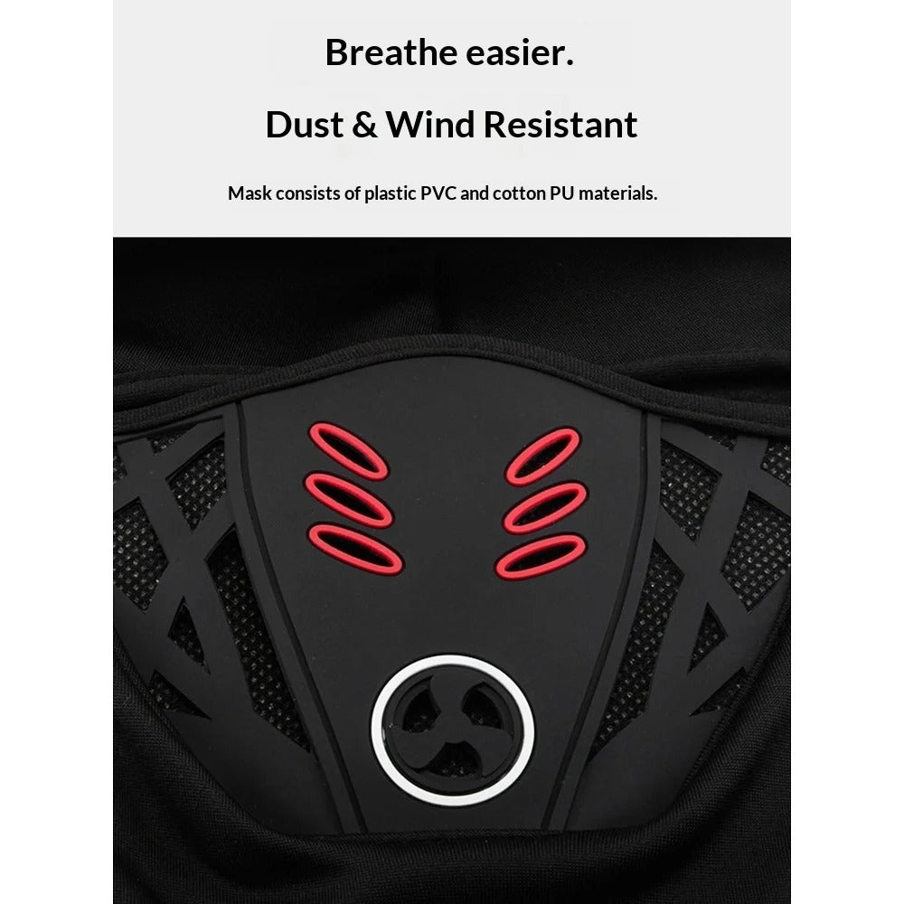 Breathable mask with air vents and valve