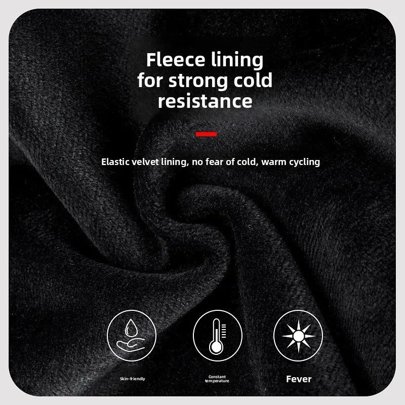 Soft fleece lining for strong cold resistance