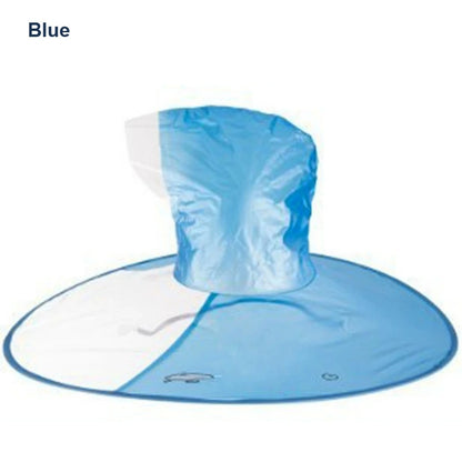 Kids rain poncho – blue