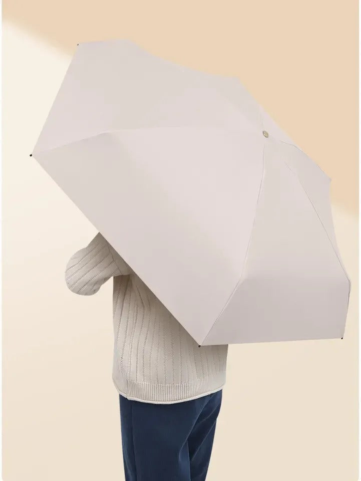 Mini umbrella open in use