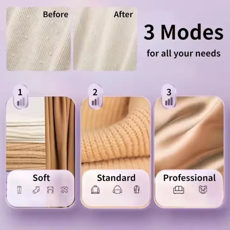 3 speed modes for every fabric – before and after